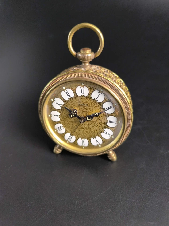 Schmuckstück schöne Wehrle Tischuhr Art Deco Vintage  Stiluhr  Desk Clock Rare - Bild 2 von 4