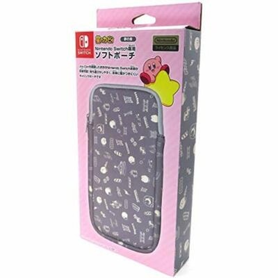 Takara Tomy Arts Nintendo Switch Soft Pouch Kirby Gray KB-10B NEU Japan