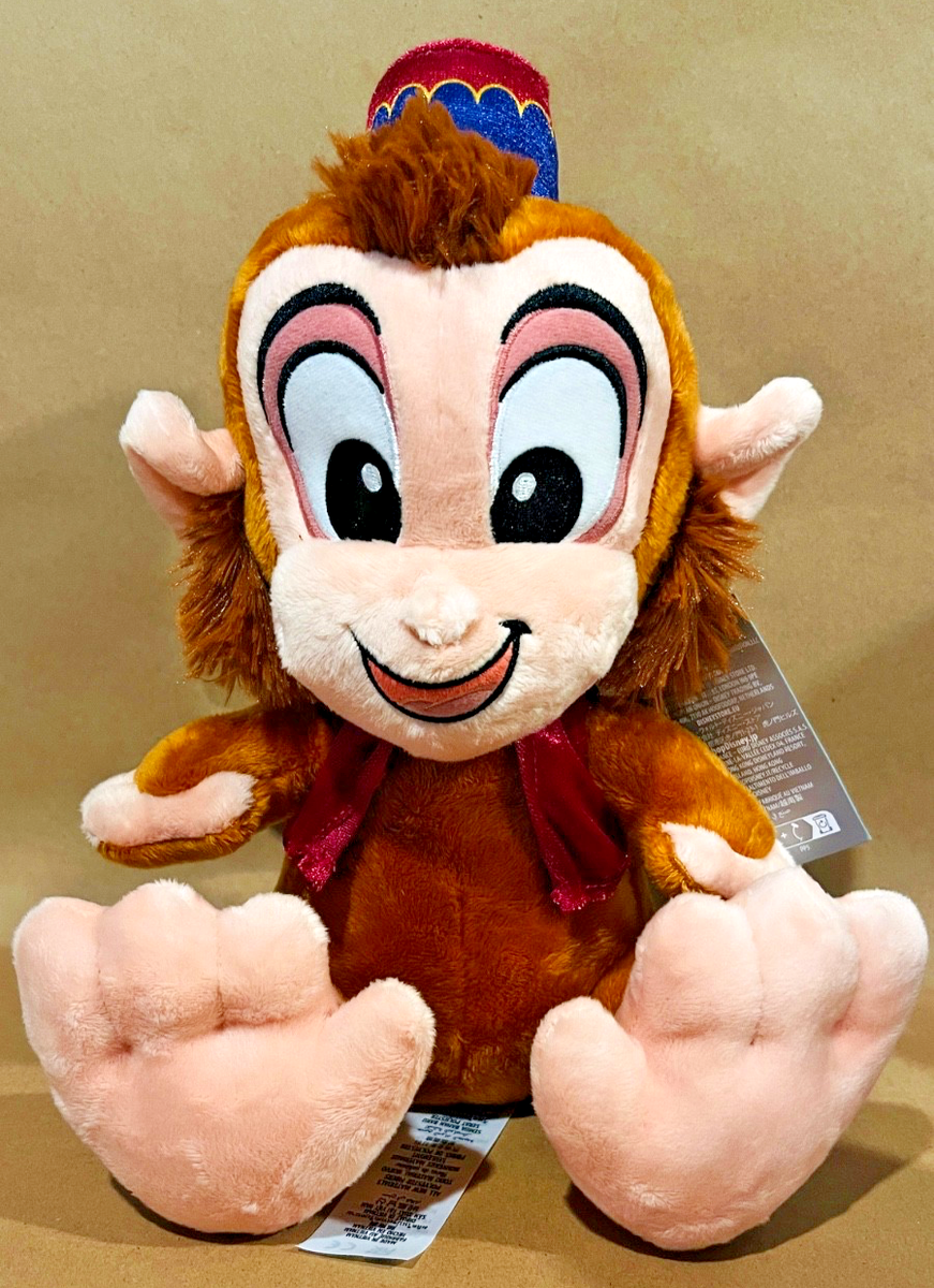 disney parks Aladdin abu monkey big feet plush new with tag | eBay