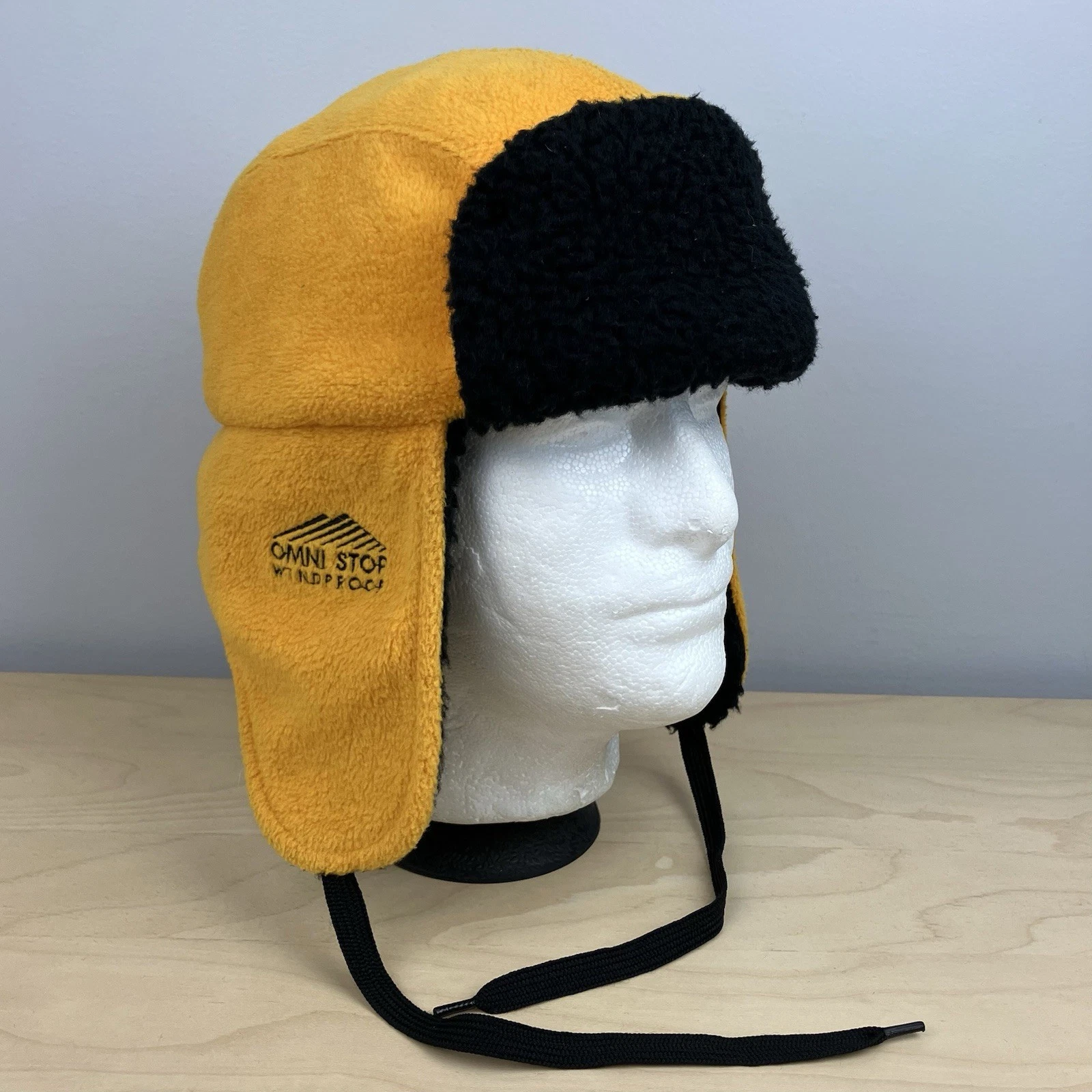 Vintage Columbia Winter Fleece Trapper Hat Lined Yellow Omni Stop Windproof S/M
Opens in a new windo