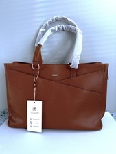 Laptop Tote Bag for Women 15.6 Inch Waterproof Leather Computer Bag NEW