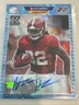 2021 Pro Set Metal Najee Harris Blue Cracked Ice Autograph. Rookie 2/2