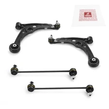Front Lower Control Arm & Front Sway Bar Link Kit for 2012-2019 Fiat 500