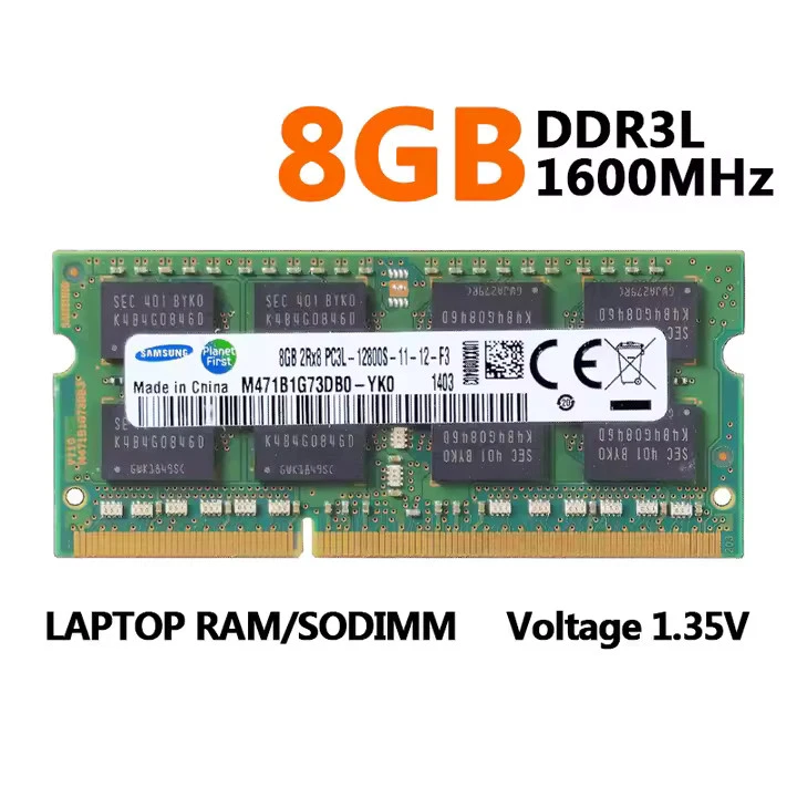 RAM Samsung 8Go PC3L-12800S 1.35V 1600MHz - Photo 2/3