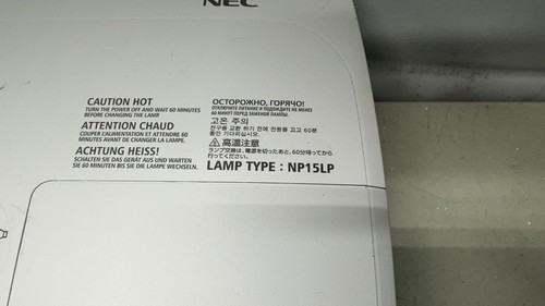 NEC NP-M271X XGA 2700 ANSI Lumens Projector ..000.. Lamp Hours TESTED - Picture 7 of 9