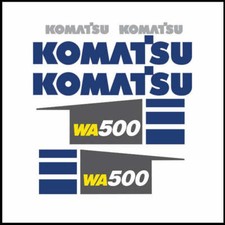 Komatsu WA500-8 Decals Sticker Kit for Loader