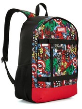 Marvel Comics 18 Backpack Book Bag New With T...