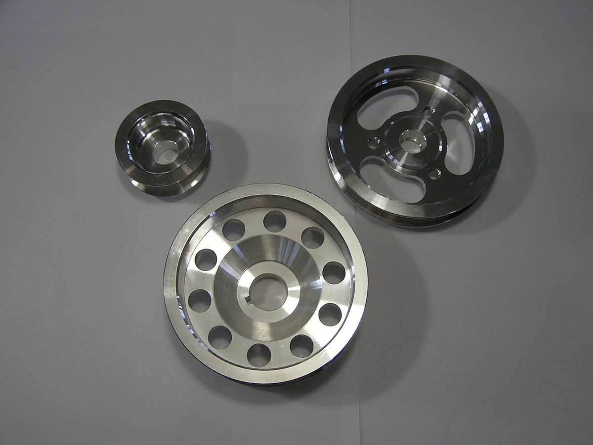 Redmans Auto UD Underdrive Crank Pulley Set For Subaru Impreza WRX STI 02-09 Turbo