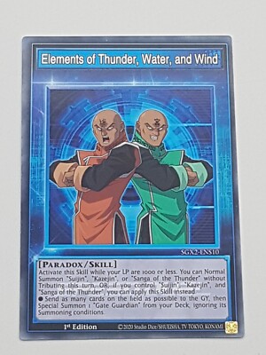 Yu-Gi-Oh! Einzelkarte Elements of Thunder, Water, and Wind NM