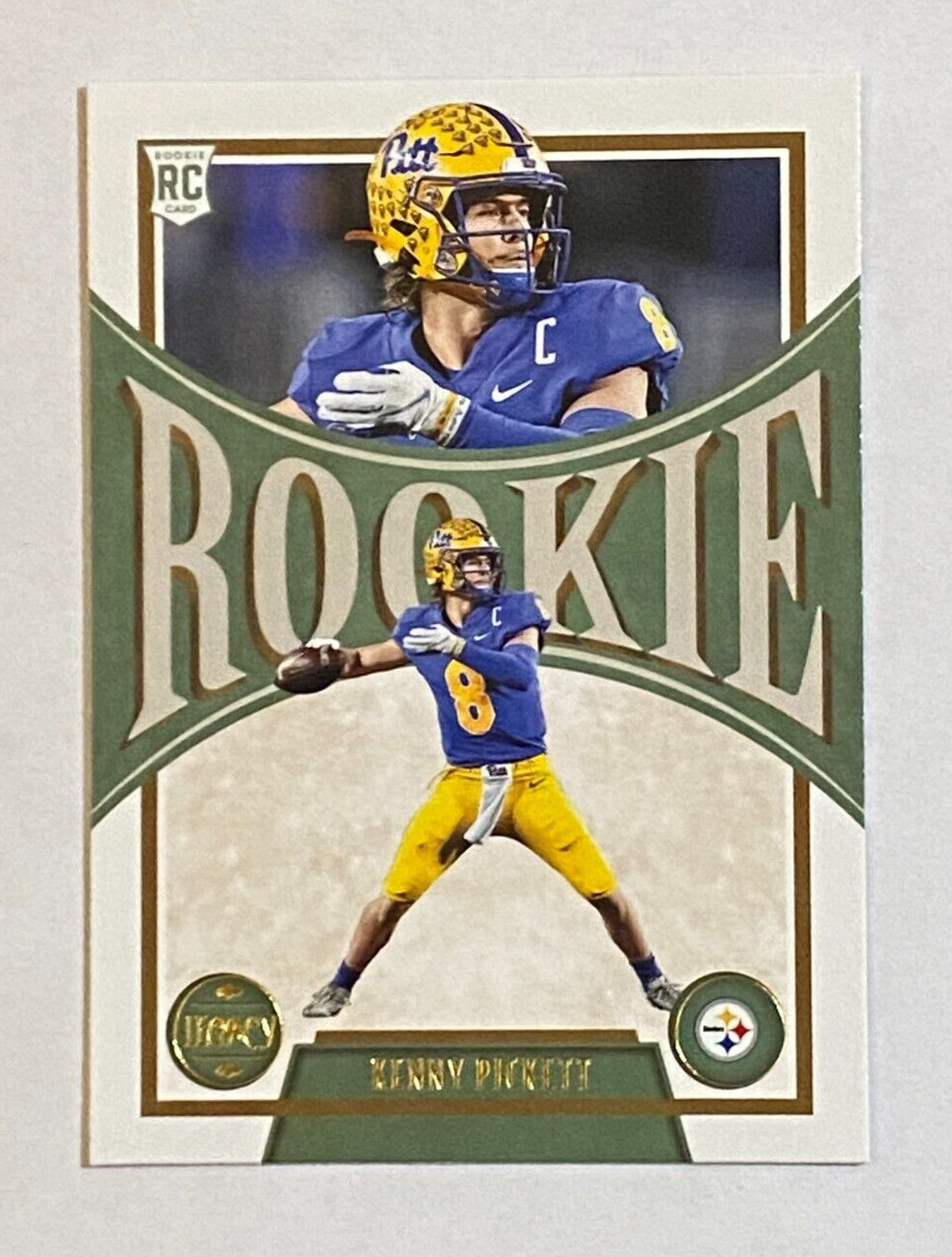2022 Panini Legacy Rookie Card #141 Kenny Pickett Pittsburgh Steelers