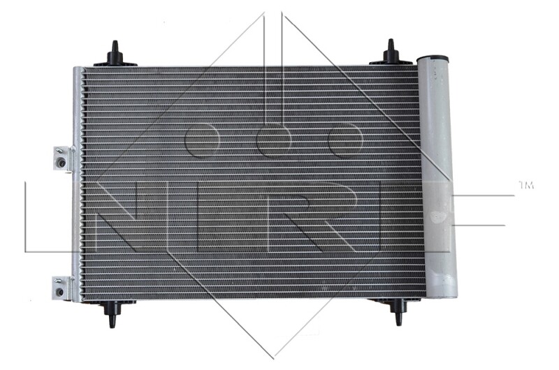 NRF 35843 Condenser, air conditioning for CITROËN,PEUGEOT