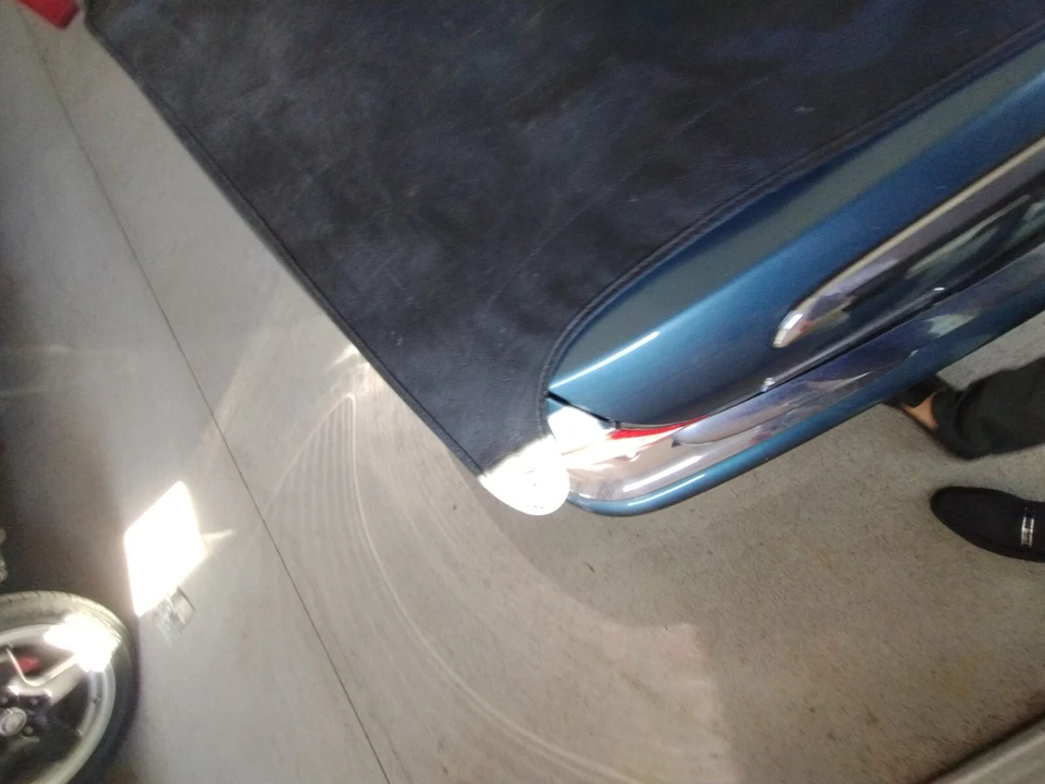 Cubierta Tonneau clásica Jaguar XK150 negra OEM Foto 4 de 4