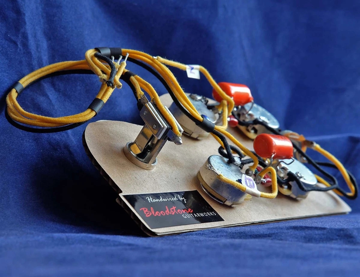 Kit de arnés de telar de actualización de cableado Gibson Les Paul listo para construir - ideal para Epiphone