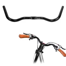 Aluminum Alloy Bike Handlebar Curved Horizontal Handles U-Shaped Handlebar