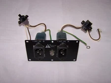 Sony DVS 7150 Dual AC In panel. Includes the internal Selector Switches