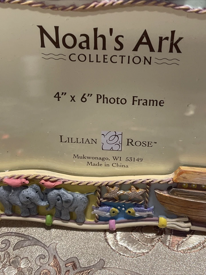 Ноев ковчег Лилиан Роуз - Marco de fotos de resina, 4 x 6 дюймов pulgadas - Изображение 3 из 4
