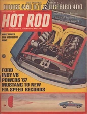 Hot Rod Magazine - February 1967 - Dodge 440 R/T - Firebird 400