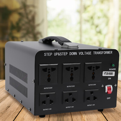 #ad #ad 5000W Power Step Up Step Down Voltage Transformer Converter 110V⇋220V Heavy Duty $102.26