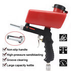 Handheld Gravity Feed Pneumatic Sandblasting Gun Sand Blaster Spray Remove Tools