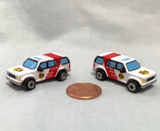 1.5" MICRO MACHINES 1991-94 4-DOOR FORD EXPLORER SUV TV3 ACTION NEWS TEAM TRUCK