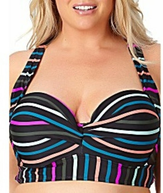 rainbow swimsuit top