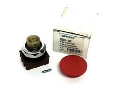 Siemens Pushlock twist Release Push Button Red 3SB03-K4R NOS