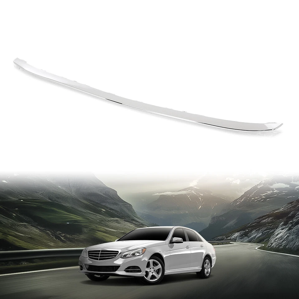 Front Bumper Grille Molding Fit For 2014-2016 Mercedes-Benz E250 E300 E350 E400 - Imagem 2 de 4