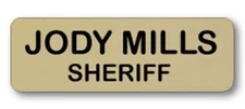 JODY MILLS SHERIFF SUPERNATURAL PIN NAME BADGE & BUTTON HALLOWEEN COSPLAY