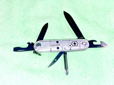 New Victorinox Swiss Army 91mm Knife  TINKER SILVERTECH    1.4603.T7