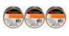 3M Professional Grade 33801 High Temperature Flue HVAC Tape 1.88in x 30ft 3 Pack