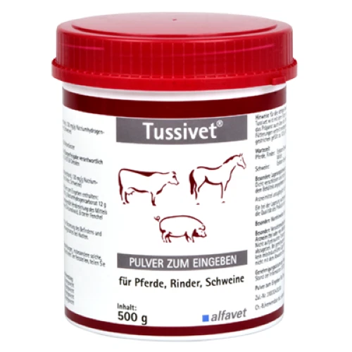ALFAVET TIERARZNEIMITTEL GMBH Tussivet Husten Pferd Rind Schwein Stärkung Atemwege