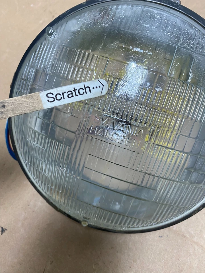 Faro izquierdo o derecho Volkswagen Cabriolet Rabbit 1989 a 1993 OEM M3781 Foto 4 de 4