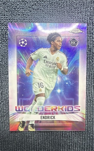 Endrick #WK-2 2024 Topps Chrome UEFA Wonderkids card