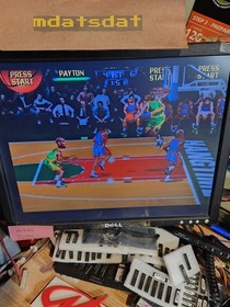 NBA MAXIMUM HANGTIME PCB JAMMA ARCADE BOARD REV L1.03 MINIMAL SPRITE ISSUES.  