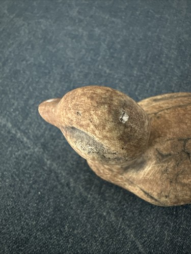 Stan Langtwait Duck Figurine w Mt. St. Helens' Ash Signed Shapes of Clay 4" - Picture 4 of 5