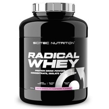 SCITEC NUTRITION RADICAL WHEY PROTEIN DRINK POWDER 2000G W/CHOCOLATE RASPBERRY 28.00 per kilo