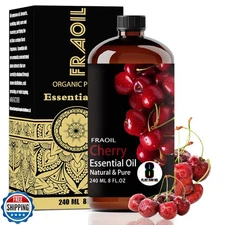 Cherry Essential Oil, Cherry Oil 8 Fl Oz 240ML for Diffuser Humidifier Yoga C