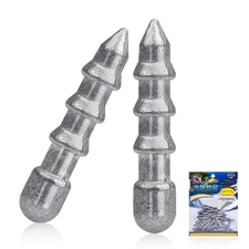 Reaction Tackle High Quality Lead Nail Weights/ Insert Sinkers in Various Sizes