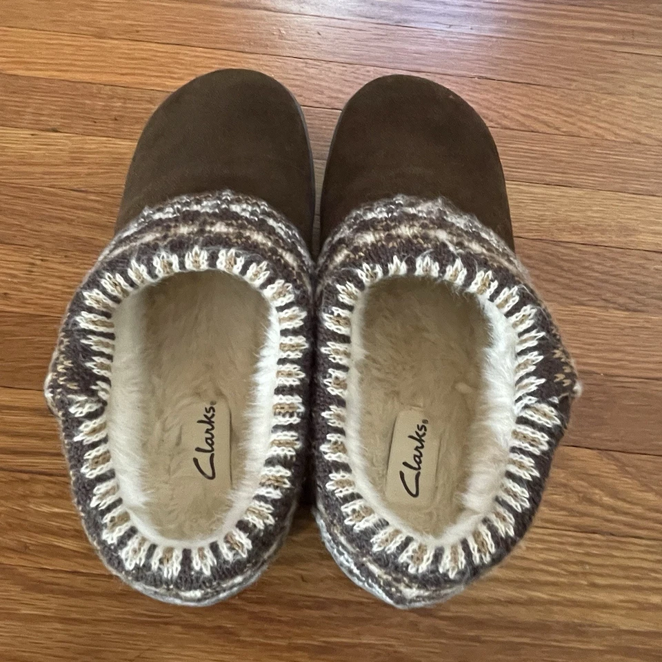 Zapatillas marrones con zueco cuello Clark nuevas sin etiquetas talla 8 Foto 2 de 4