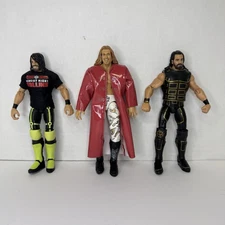 WWE Action Figure Lot 3 Edge Legends Elite Collection Series 14 & Seth Rollins