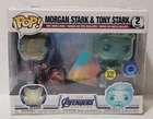 Funko Pop! Morgan and Tony Stark GITD PIAB Exclusive Marvel Avengers End Game