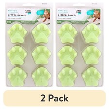 Pet Odor Control Paws for Litter Outdoor Fresh 6-Count Pack of 2