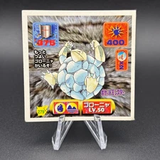 Golem Pokémon Sticker Seal Amada Nintendo Japanese TCG Anime Game S175-68