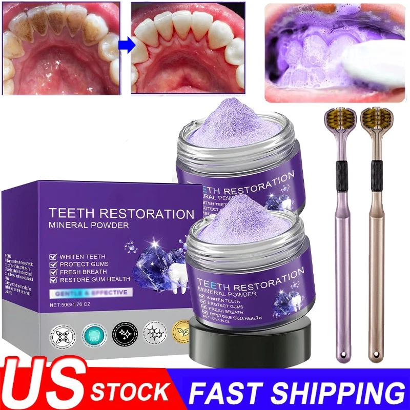 Dental Restoration Mineral Powder, Mineral Tooth Powder, Teeth Whitening -20%OFF - Image 2 of 4