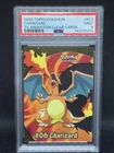 2000 TOPPS POKEMON TV ANIMATION CLEAR CARDS #PC3 CHARIZARD PSA 9 Mint Low Pop