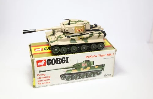 Corgi 900 PzKpwfw VW Tiger MK1 Tank In Original Box - Very Near Mint