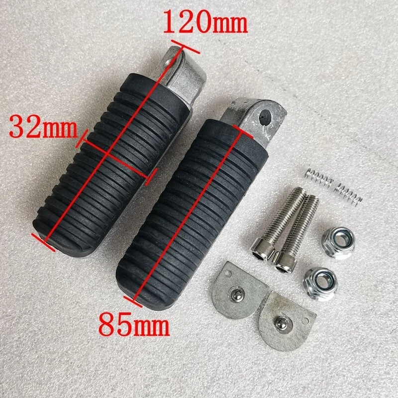Foot Peg Rear Passenger Footrest for Yamaha FZ1 FZ6 FZ8 FZ6R 04-13 FZR6 14 FZ400 - Imagem 2 de 4