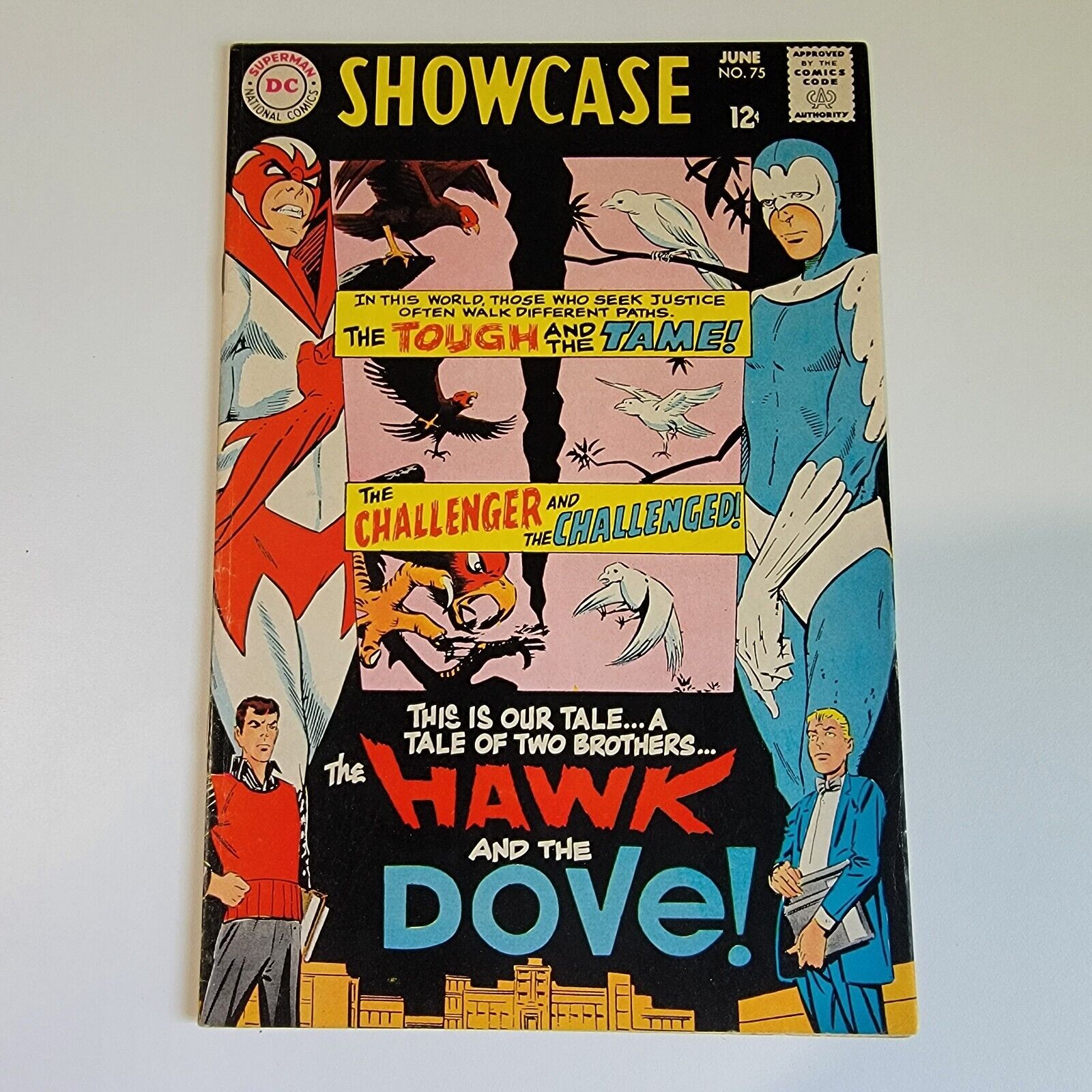 Showcase #75 DC Comics 1968 Hawk and Dove 1st appearance and origin