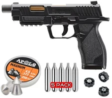 Umarex SA10 Air Pistol .177 Cal w/ 250 Pellets & CO2 Bundle (2252113)