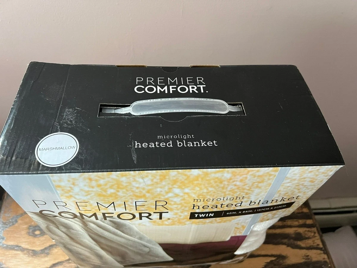 Premier Comfort Microlight Heater Electric Blanket Twin Size, White NEW |  eBay
